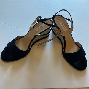 L.K. Bennett Talitha Espadrille Sandals in black suede